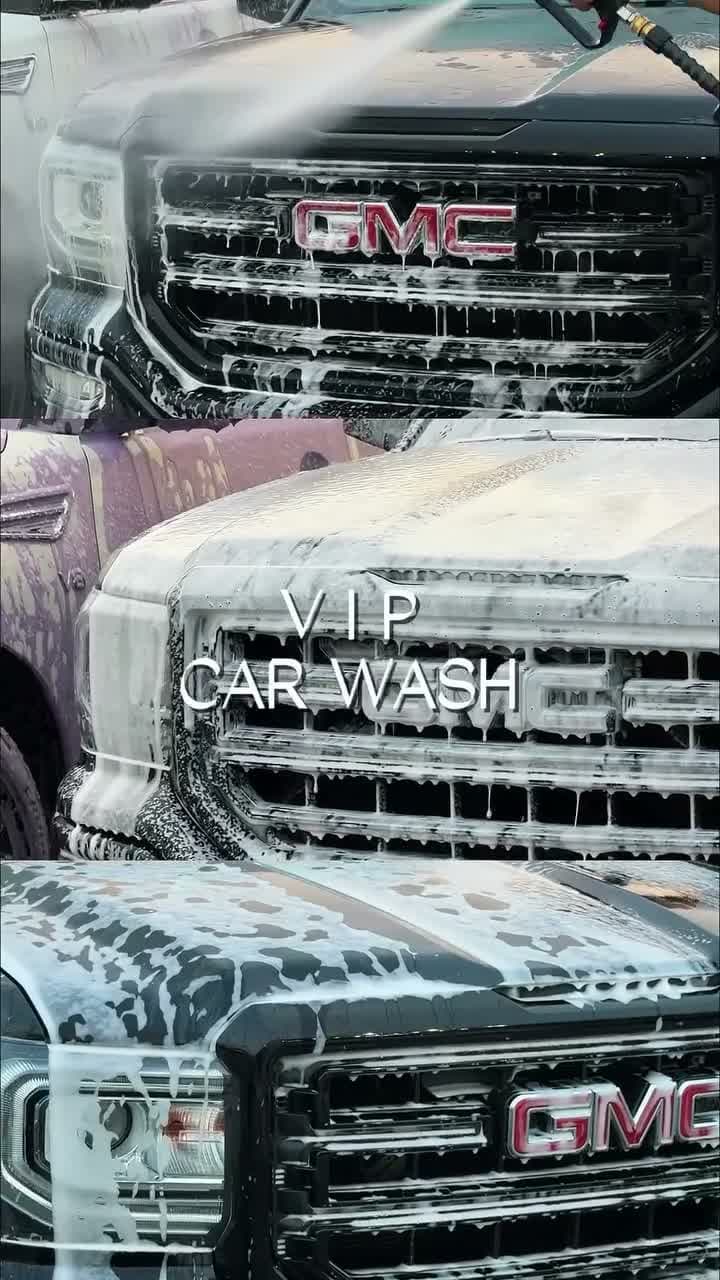 VIP Car Wash GMC Sierra Active Foam Cannon & Grille Detail